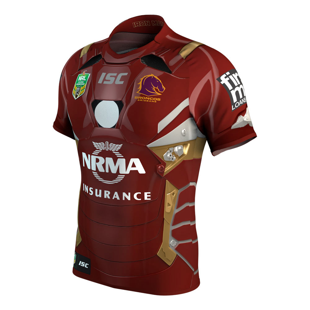 ISC Brisbane Broncos – Iron Man NRL S/S 2017 - Cliquez sur l'image pour la fermer